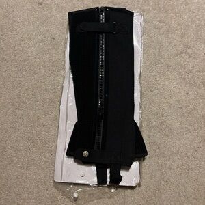 NEW Black Lami Cell Half Chaps